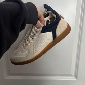 Rothy’s Men’s 10 RS01 White Blue Hudson Lace Up Sneakers